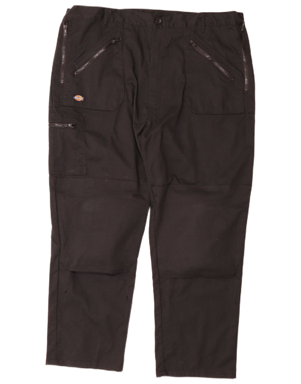 Ανδρικό ίσιο παντελόνι Cargo Dickies W44 L29 Μαύρο πολυεστέρα