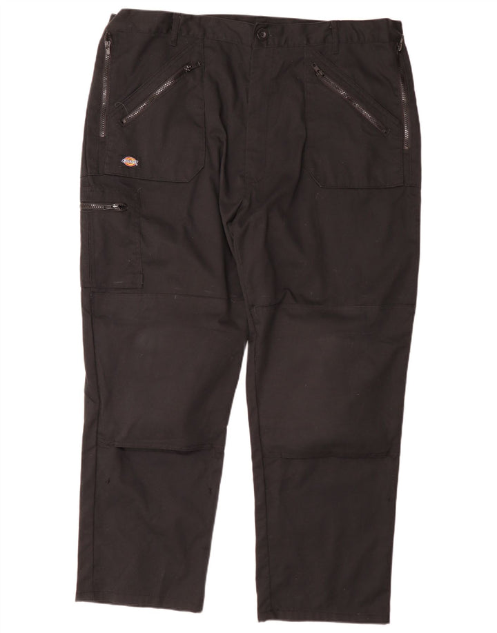 Ανδρικό ίσιο παντελόνι Cargo Dickies W44 L29 Μαύρο πολυεστέρα