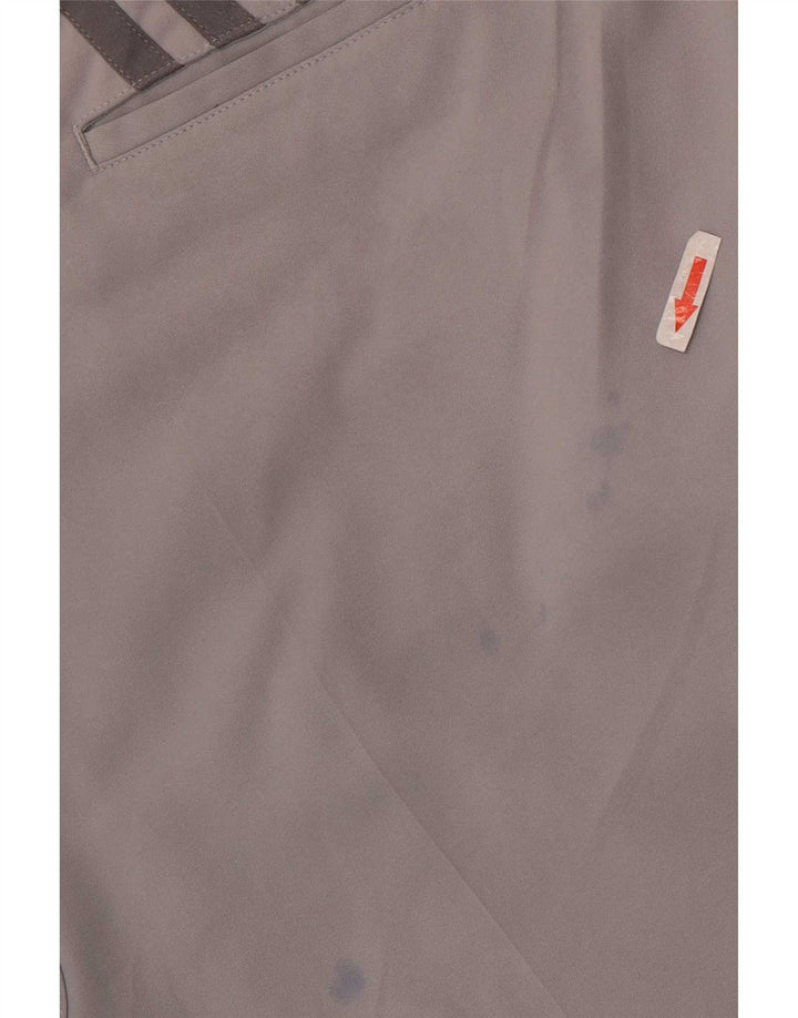 Ανδρικό σορτς Chino Adidas W38 XL σε γκρι πολυεστέρα