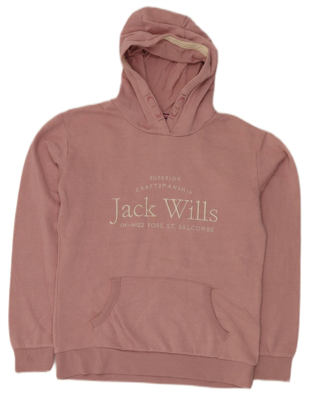 JACK WILLS Γραφικό μπλουζάκι με κουκούλα για κορίτσια 14-15 ετών Ροζ βαμβακερό