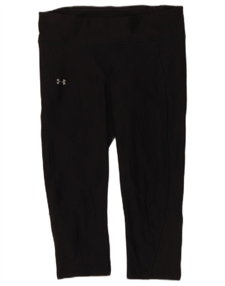 Under Armour Γυναικεία Κάπρι Κολάν UK 14 Large Black