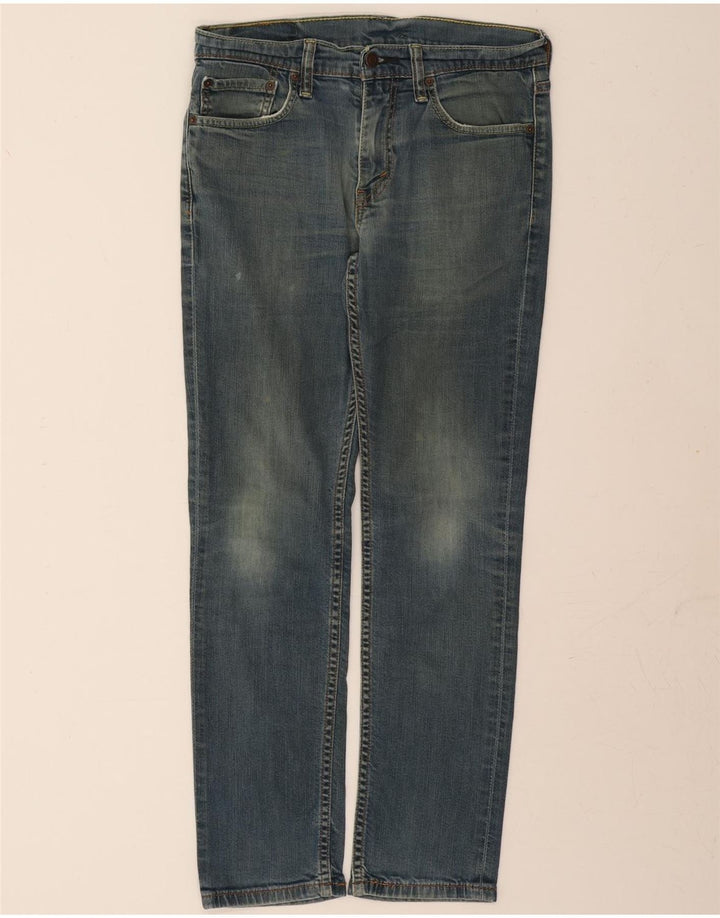 LEVI'S Womens 511 Slim Jeans W31 L30 Blue Cotton Vintage Levi's and Second-Hand Levi's from Messina Hembry 
