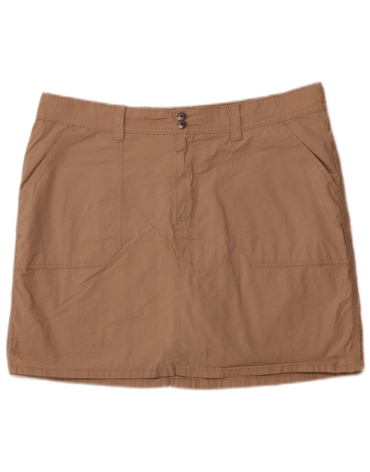 Γυναικείο Mini Skort LEE US 16 2XL Καφέ Βαμβακερό