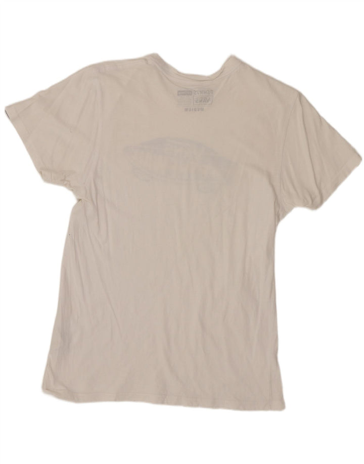 Γραφικό T-Shirt Ανδρικό VANS Προσαρμοσμένη Εφαρμογή Τοπ Μεσαίο Λευκό Βαμβακερό