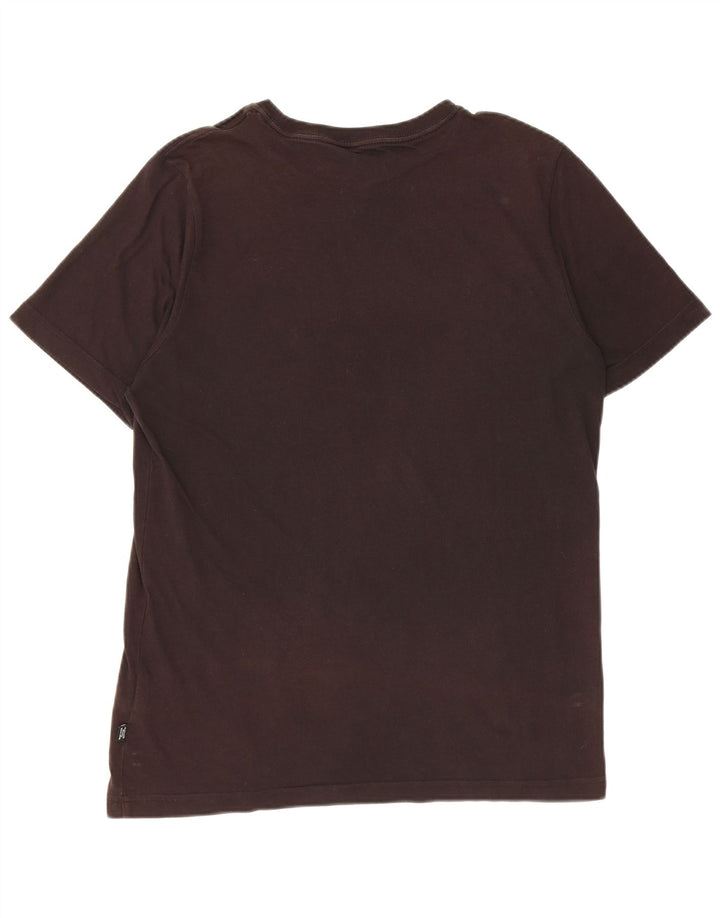 Ανδρικό γραφικό μπλουζάκι Puma, μεσαίο μαύρο βαμβακερό