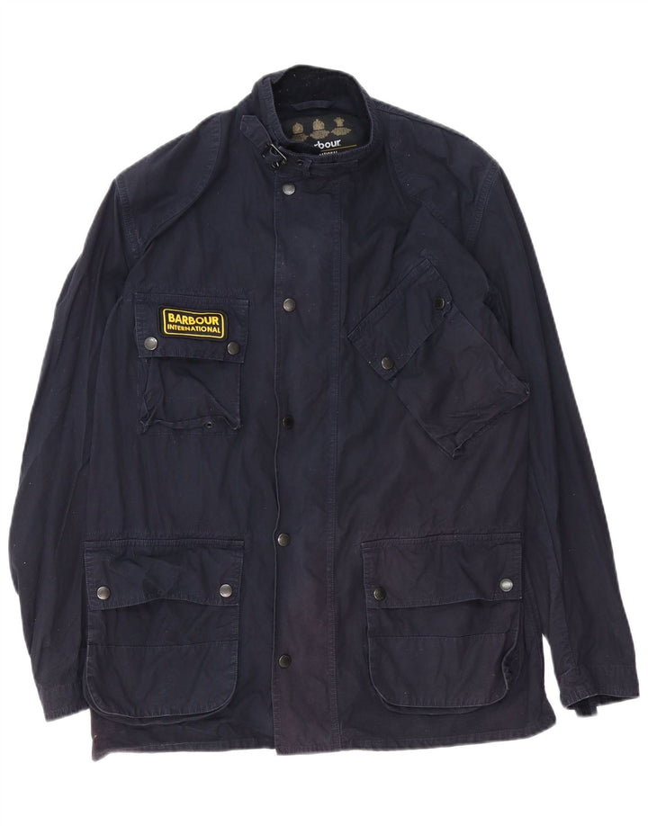Μπουφάν Barbour Mens Utility UK 38 Medium Navy Blue Cotton