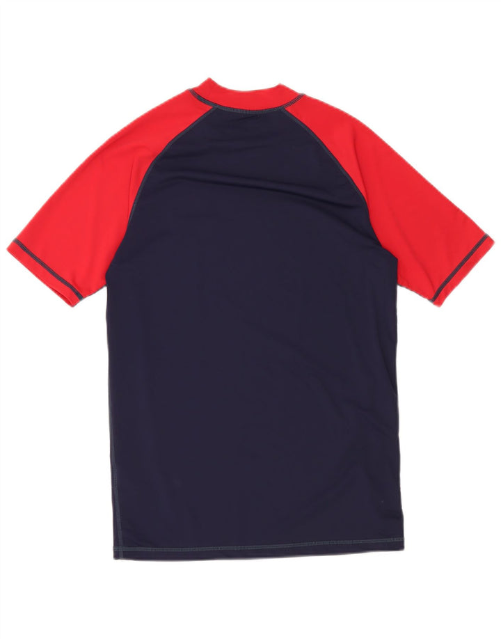 Ανδρικό T-Shirt Mountain Warehouse Top Small Navy Blue Colorblock Nylon