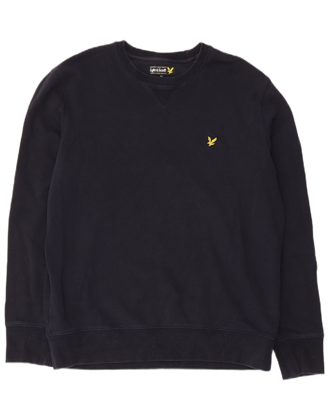 Ανδρικό φούτερ Lyle & Scott Jumper XL Navy Blue Cotton