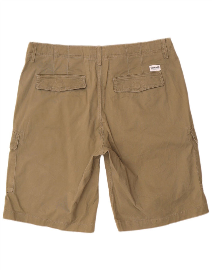 Ανδρικό σορτς Cargo Timberland W36 μεγάλο βαμβακερό χακί