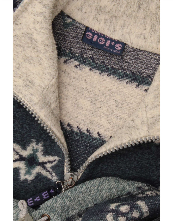 Ανδρικό πουλόβερ με φερμουάρ Gigi's 2XL πολύχρωμο Fair Isle