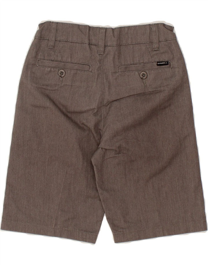 O'NEILL Boys Relaxed Fit Chino Shorts 6-7 Years W22 L9 Grey Polyester Vintage O'Neill and Second-Hand O'Neill from Messina Hembry 