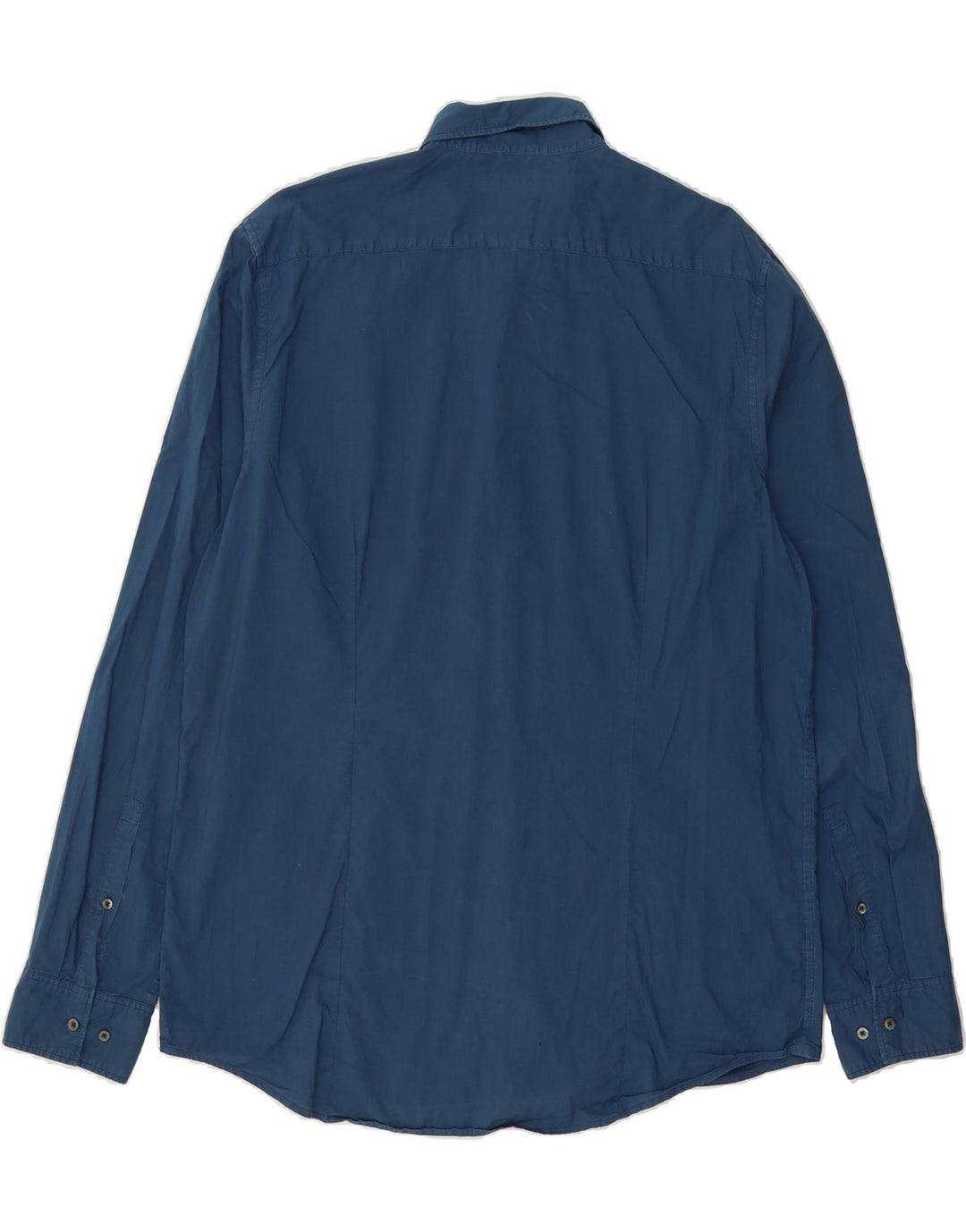 MICHAEL KORS Mens Slim Fit Shirt XL Navy Blue Vintage Michael Kors and Second-Hand Michael Kors from Messina Hembry 
