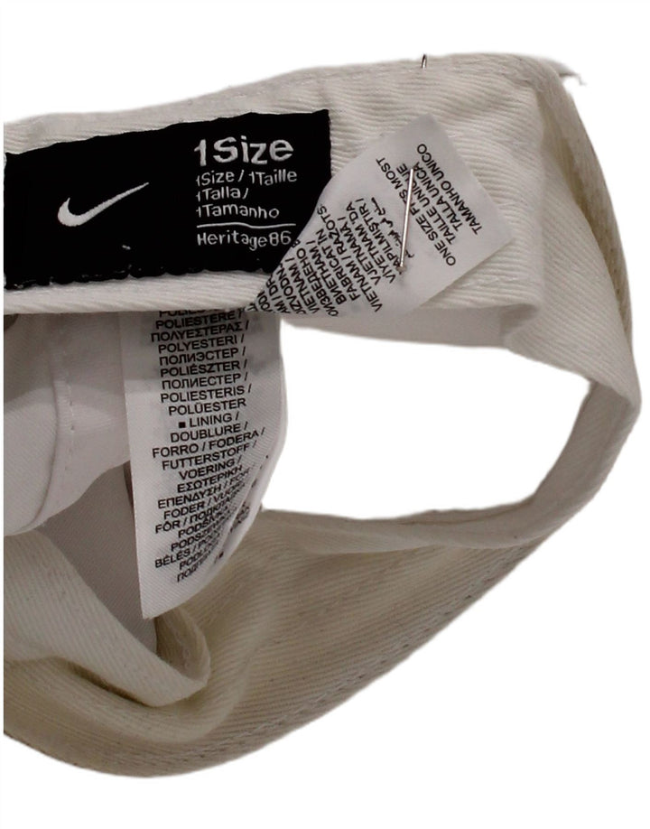 Ανδρικό καπέλο μπέιζμπολ Nike Heritage Λευκό Πολυεστέρας One Size
