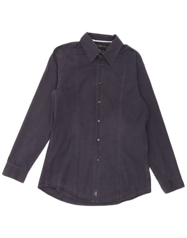 Ανδρικό πουκάμισο Calvin Klein Jeans Large Navy Blue