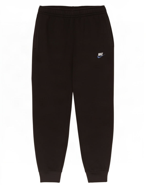 Nike Mens Tracksuit Trousers Joggers Small Black Cotton