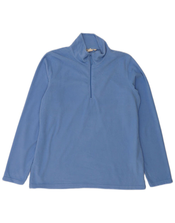 Mountain Warehouse Γυναικείο φερμουάρ Fleece Jumper UK 16 Large Blue Polyester