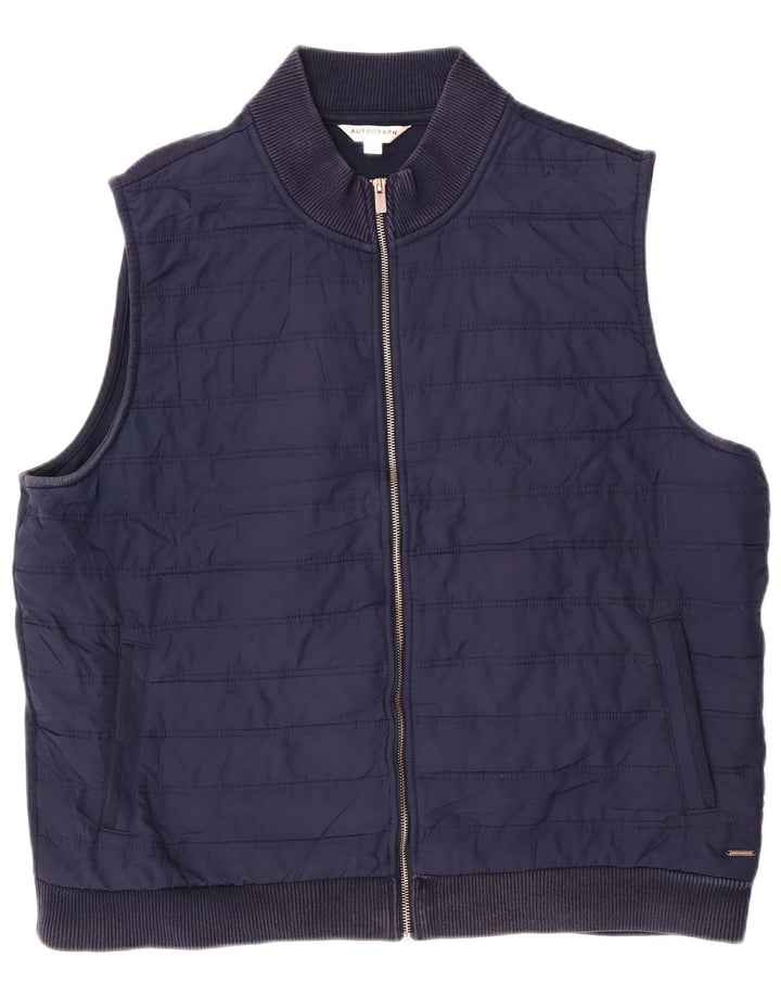 Marks & Spencer Ανδρική αθλητική φόρμα Autograph Top Jacket 2XL Navy Blue
