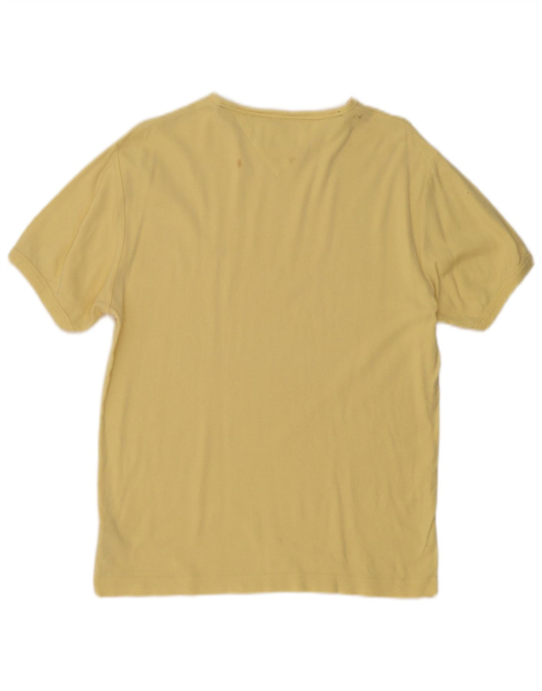 Ανδρικό T-Shirt Tommy Hilfiger Top Μεσαίο κίτρινο βαμβακερό