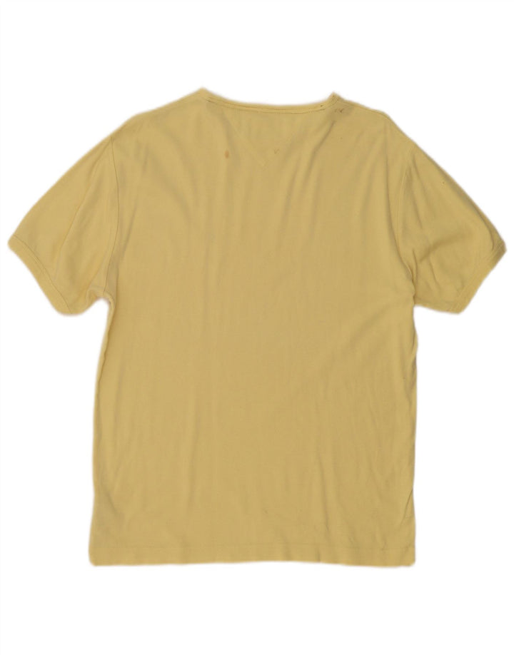 Ανδρικό T-Shirt Tommy Hilfiger Top Μεσαίο κίτρινο βαμβακερό