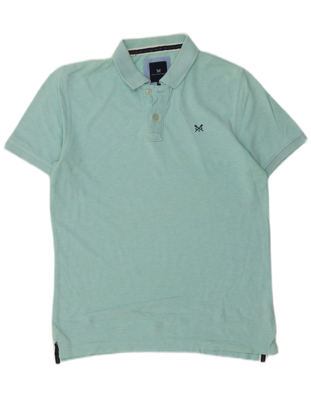 Ανδρικό Πόλο Μπλουζάκι Crew Clothing, Μεσαίο πράσινο βαμβακερό