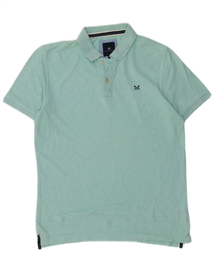 Ανδρικό Πόλο Μπλουζάκι Crew Clothing, Μεσαίο πράσινο βαμβακερό
