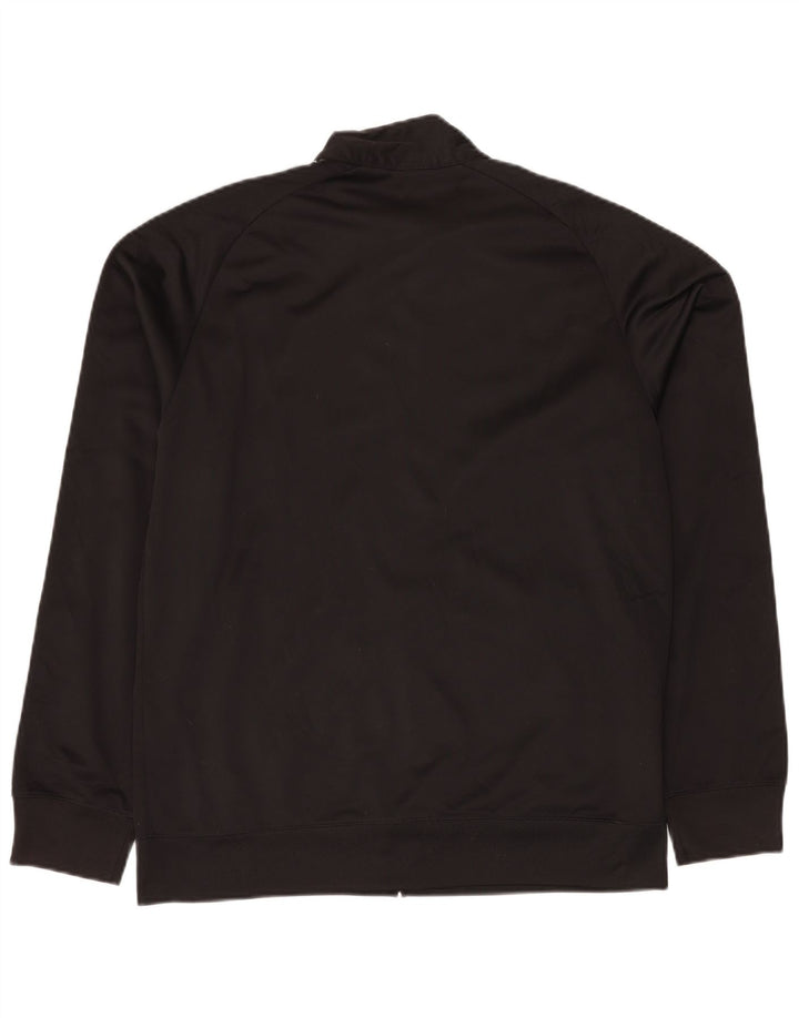 Ανδρική αθλητική φόρμα γραφικών CHAMPION Top Jacket XL Μαύρο πολυεστέρα