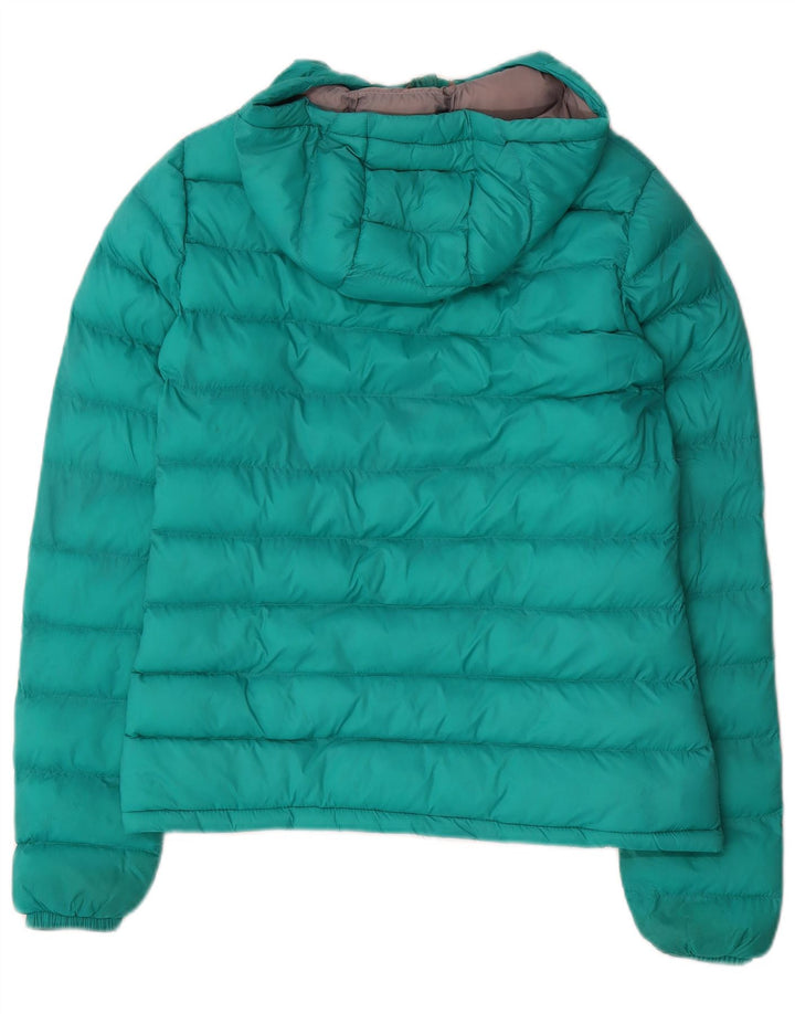 Mountain Warehouse Γυναικείο μπουφάν με κουκούλα UK 8 Small Green Colourblock