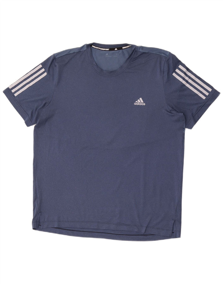 Adidas Ανδρικό T-Shirt Aeroready Top Large Blue