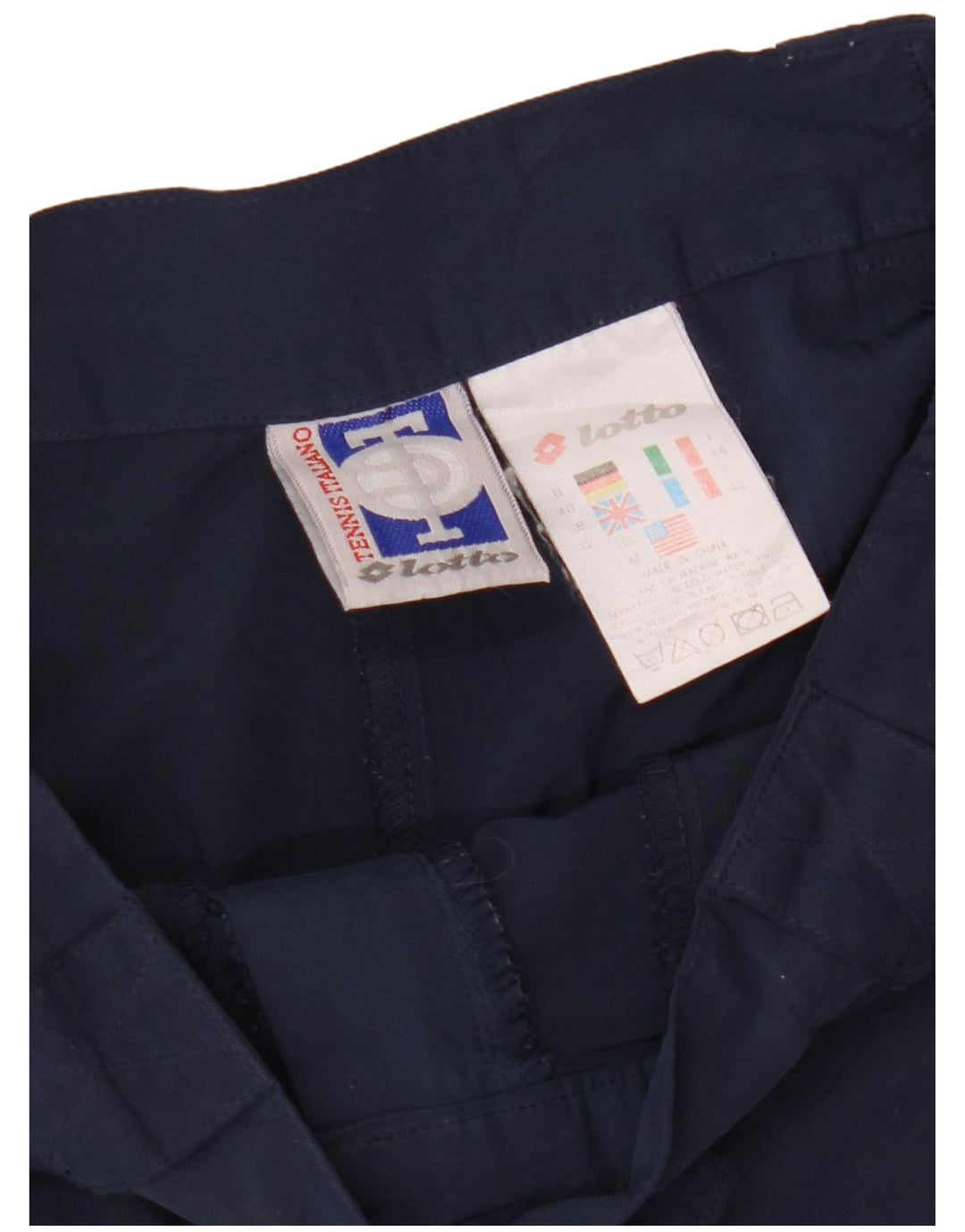 LOTTO Γυναικείο σορτς Chino με ψηλόμεσο κούμπωμα UK 12 Medium Navy Blue