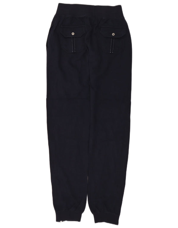 Γυναικεία αθλητική φόρμα CHAMPION Παντελόνι Joggers UK 8 Small Navy Blue Cotton