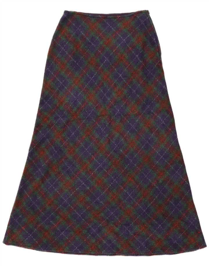 Γυναικεία Maxi Φούστα Benetton W28 Μεσαίο Μπλε Check