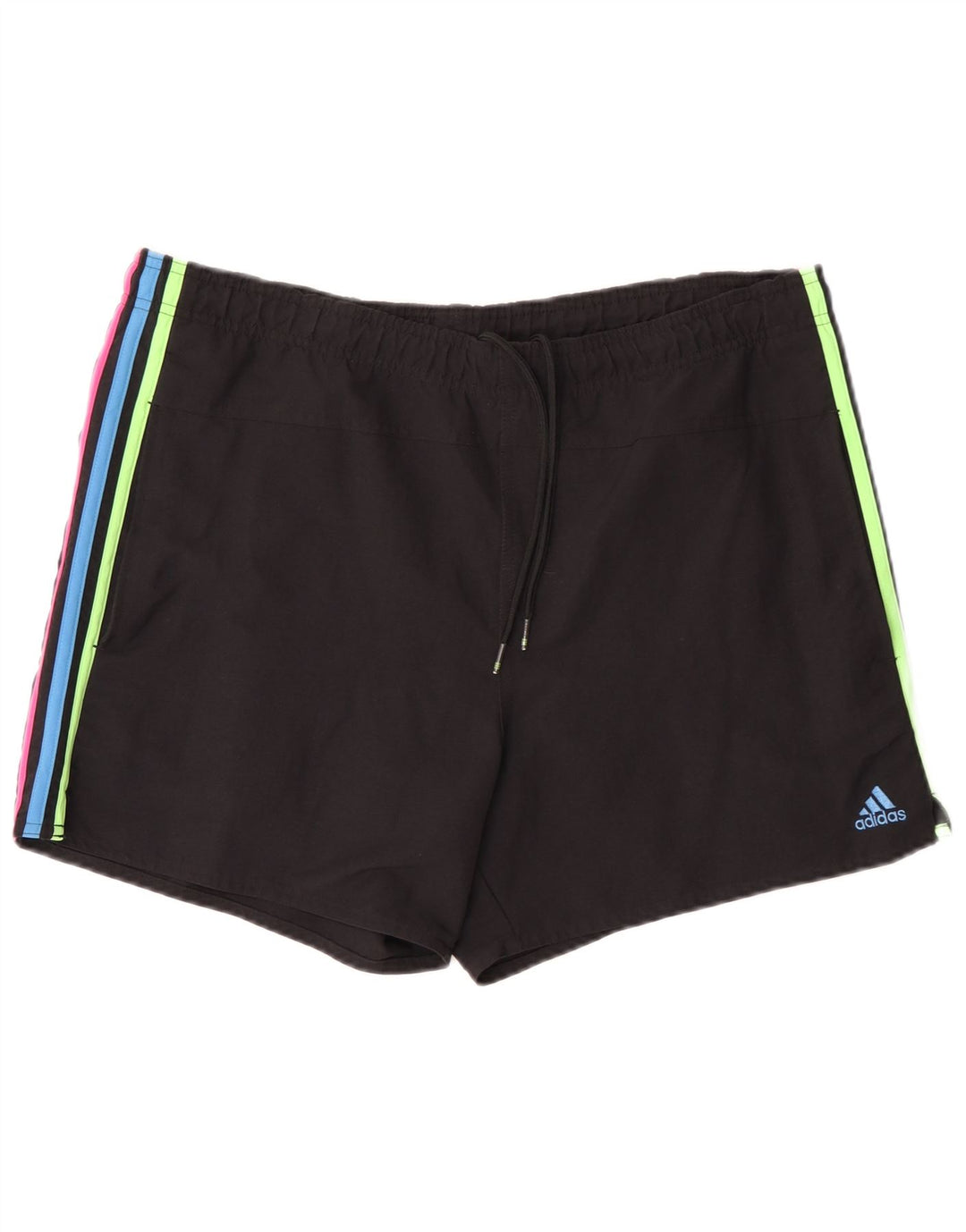 Ανδρικό αθλητικό σορτς Adidas μεγάλο μαύρο νάιλον