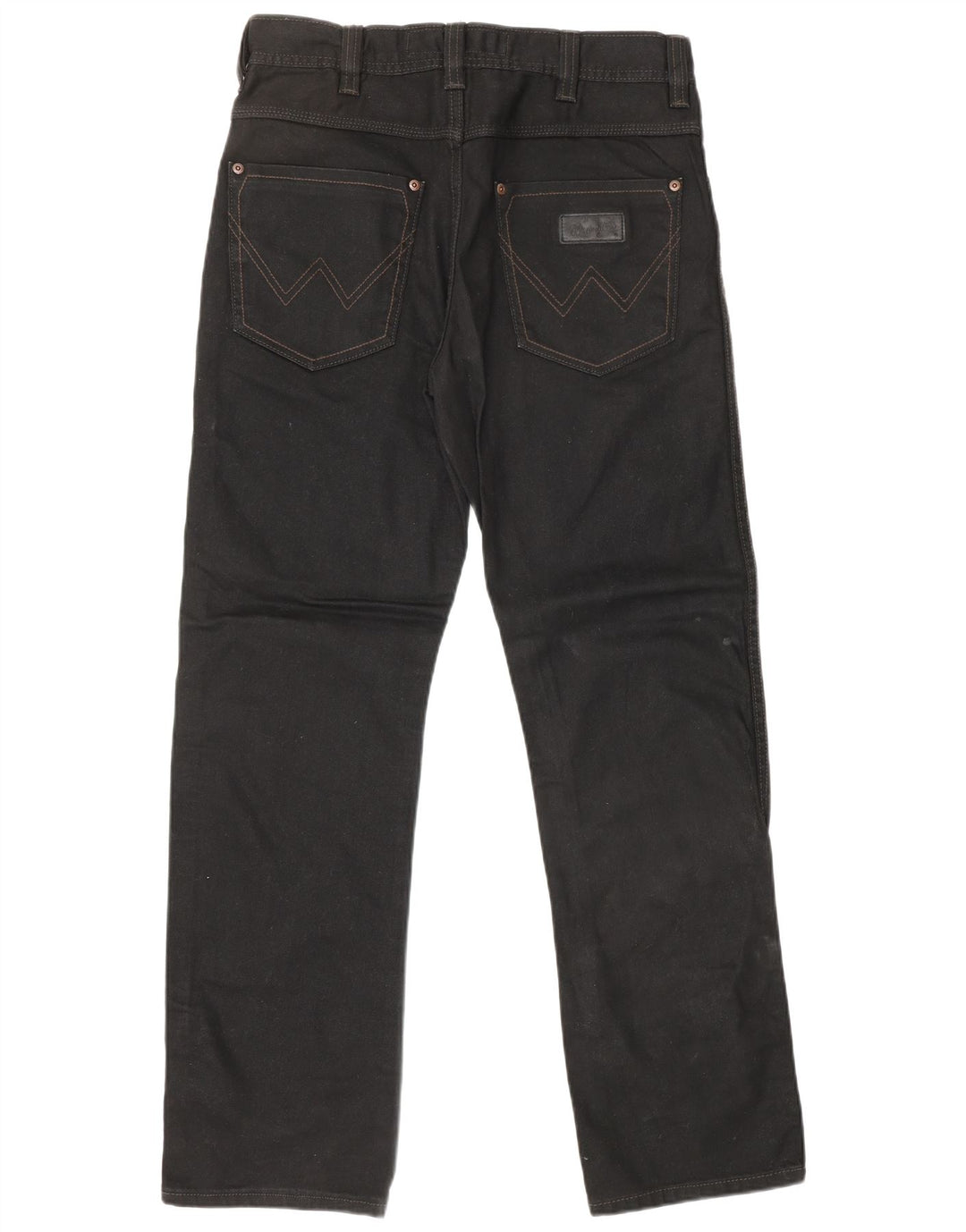 WRANGLER Ανδρικό τζιν Wesley Straight W30 L32 Μαύρο βαμβακερό