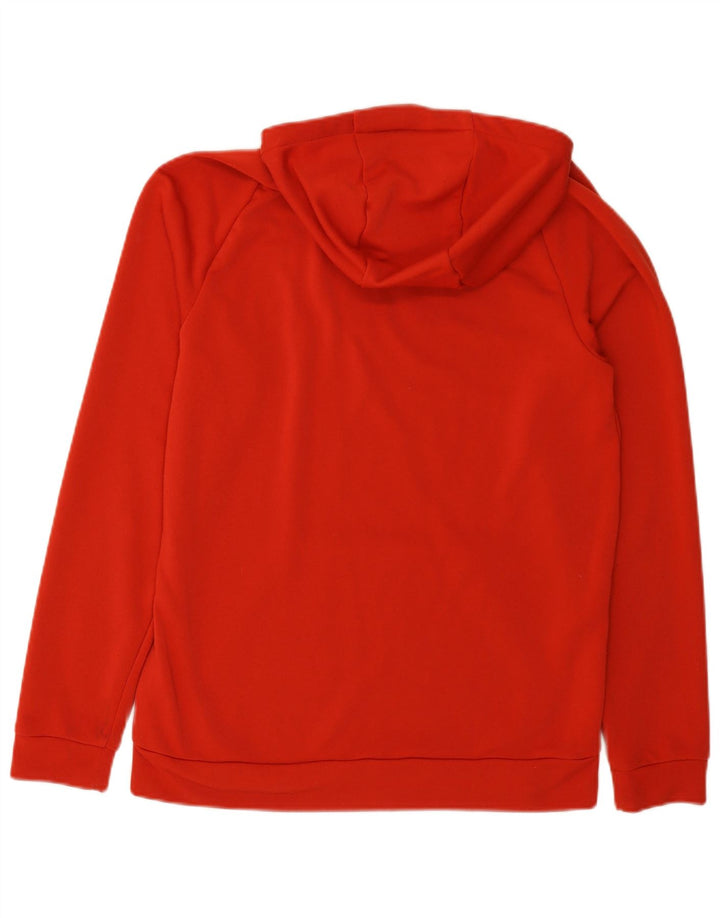 Nike Mens Dri Fit Graphic Hoodie Jumper Μεσαίο πορτοκαλί πολυεστέρας