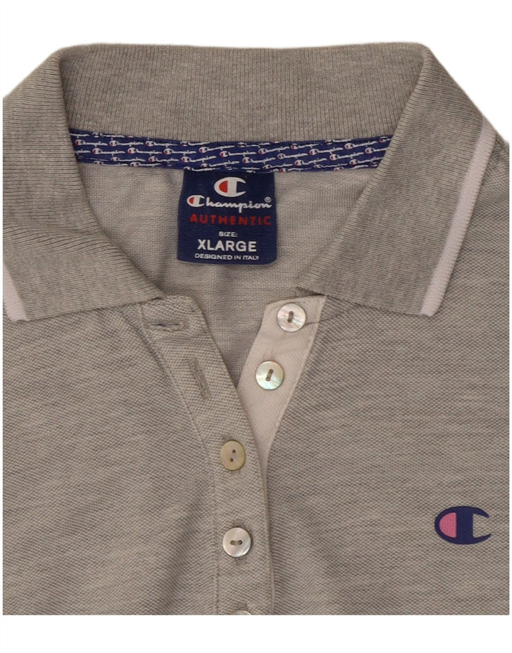 Champion γυναικείο μπλουζάκι πόλο UK 18 XL γκρι