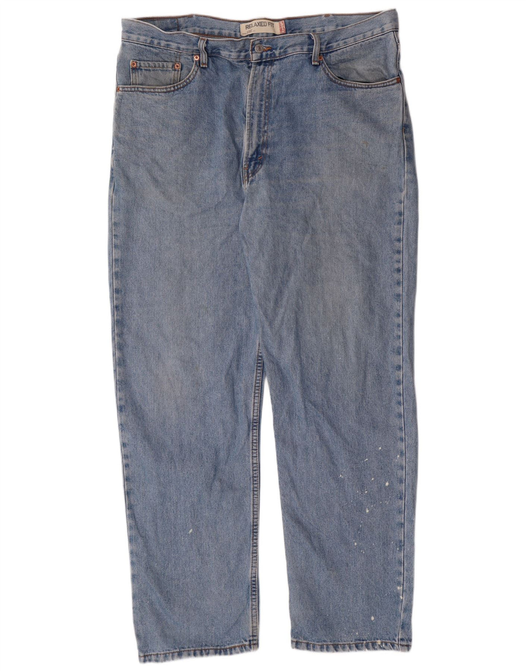 LEVI'S Mens 550 Relaxed Fit Straight Jeans W40 L32 Μπλε βαμβακερό
