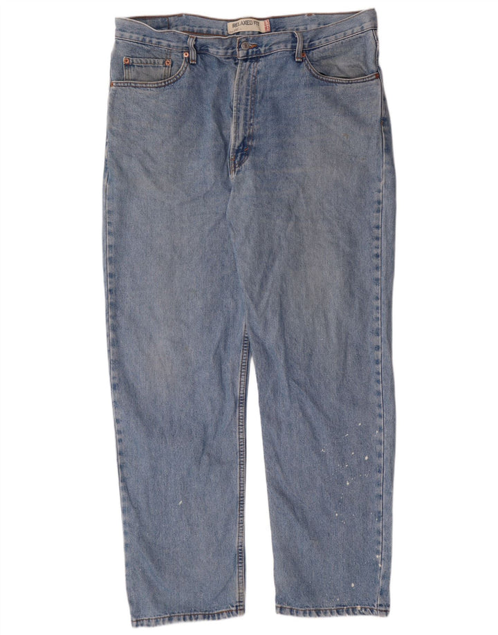 LEVI'S Mens 550 Relaxed Fit Straight Jeans W40 L32 Μπλε βαμβακερό