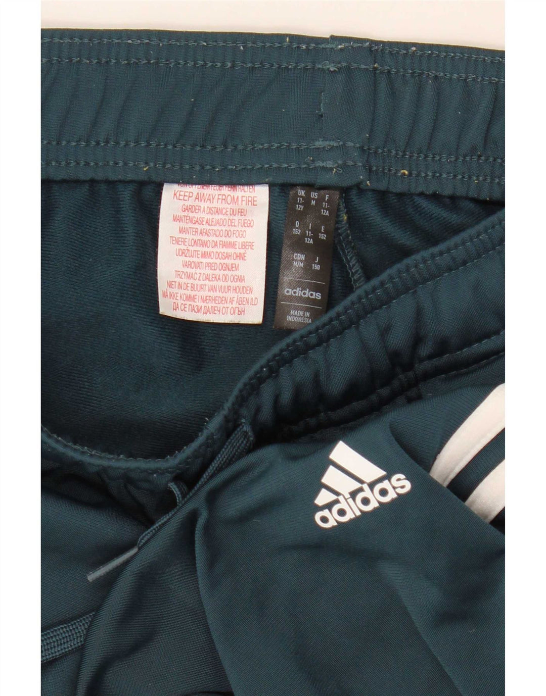 Παντελόνι αθλητικής φόρμας Adidas Boys 11-12 Years Green Polyester