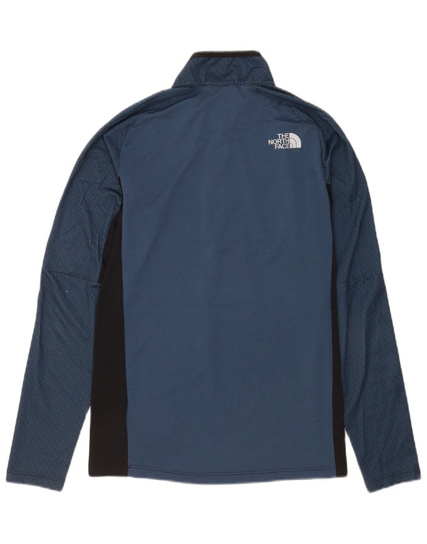 Ανδρική φανέλα με φερμουάρ North Face, μακρυμάνικο, Small Blue Geometric Sports