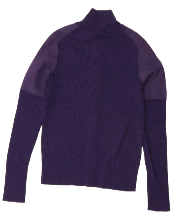Ανδρικό πουλόβερ Cos Cardigan Small Navy Blue Colourblock