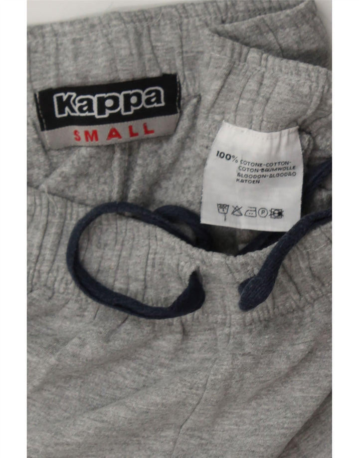 Ανδρική αθλητική φόρμα KAPPA Παντελόνι από βαμβακερό γκρι μικρό