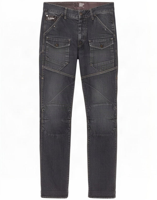 G-Star Mens Cargo Straight Jeans W31 L34 Blue Cotton