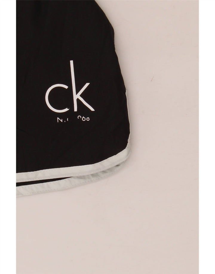 Γυναικείο σορτς κολύμβησης Calvin Klein UK 10 Small Black Polyester