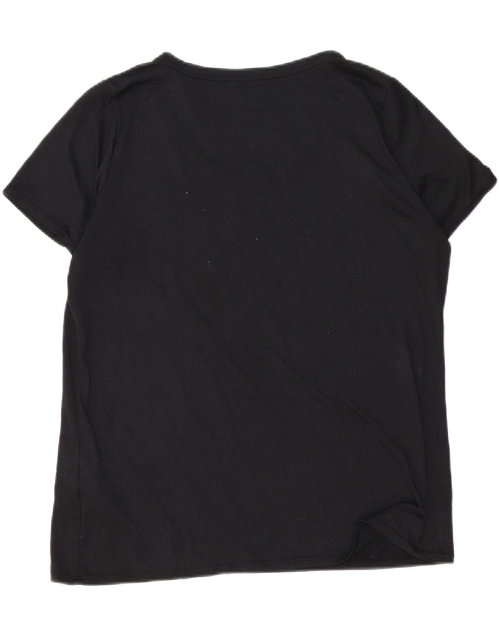 Γυναικείο T-shirt Nike Dri Fit Top UK 18 XL Μαύρο πολυεστέρα