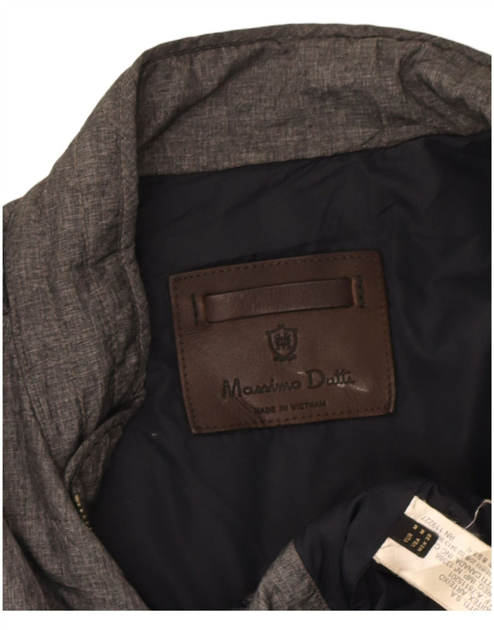 Massimo Dutti Ανδρικό Gilet UK 38 Medium Grey Nylon