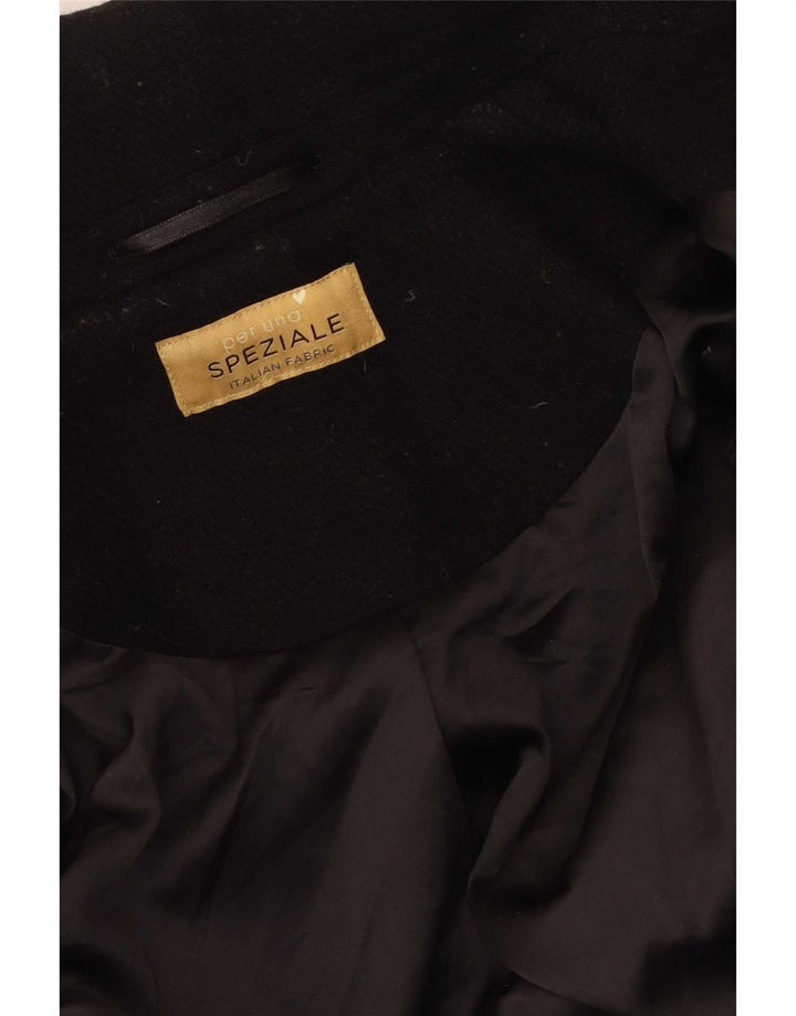 Marks & Spencer Γυναικείο Παλτό με διπλό στήθος UK 12 Medium Black