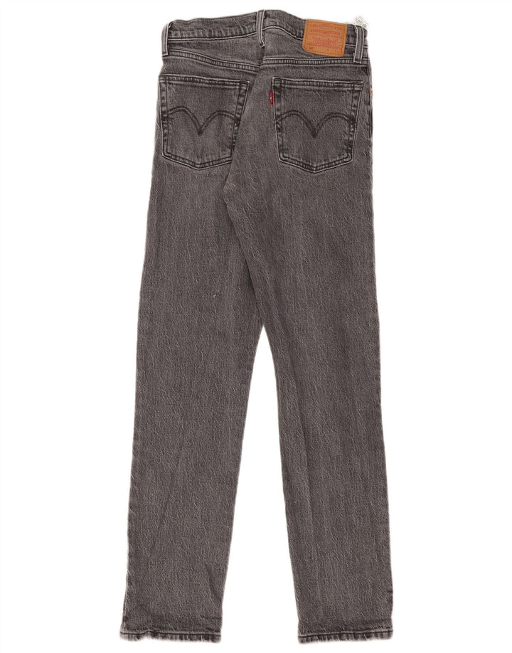 Γυναικείο Levi's 501 Straight Jeans W26 L30 Γκρι βαμβακερό