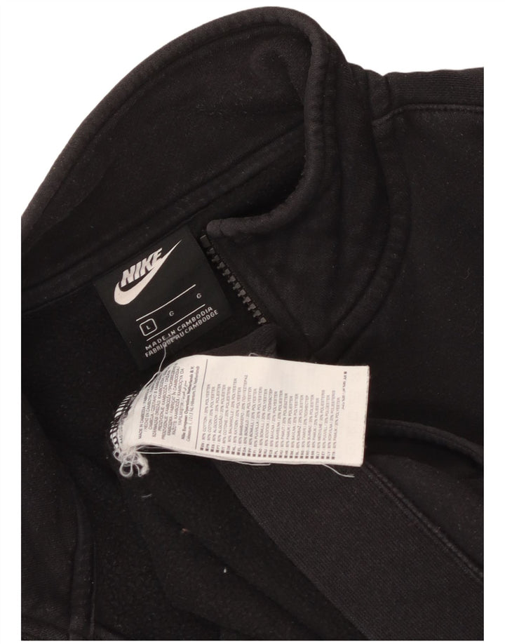 Ανδρική φόρμα Nike Μπουφάν μεγάλο μαύρο βαμβακερό