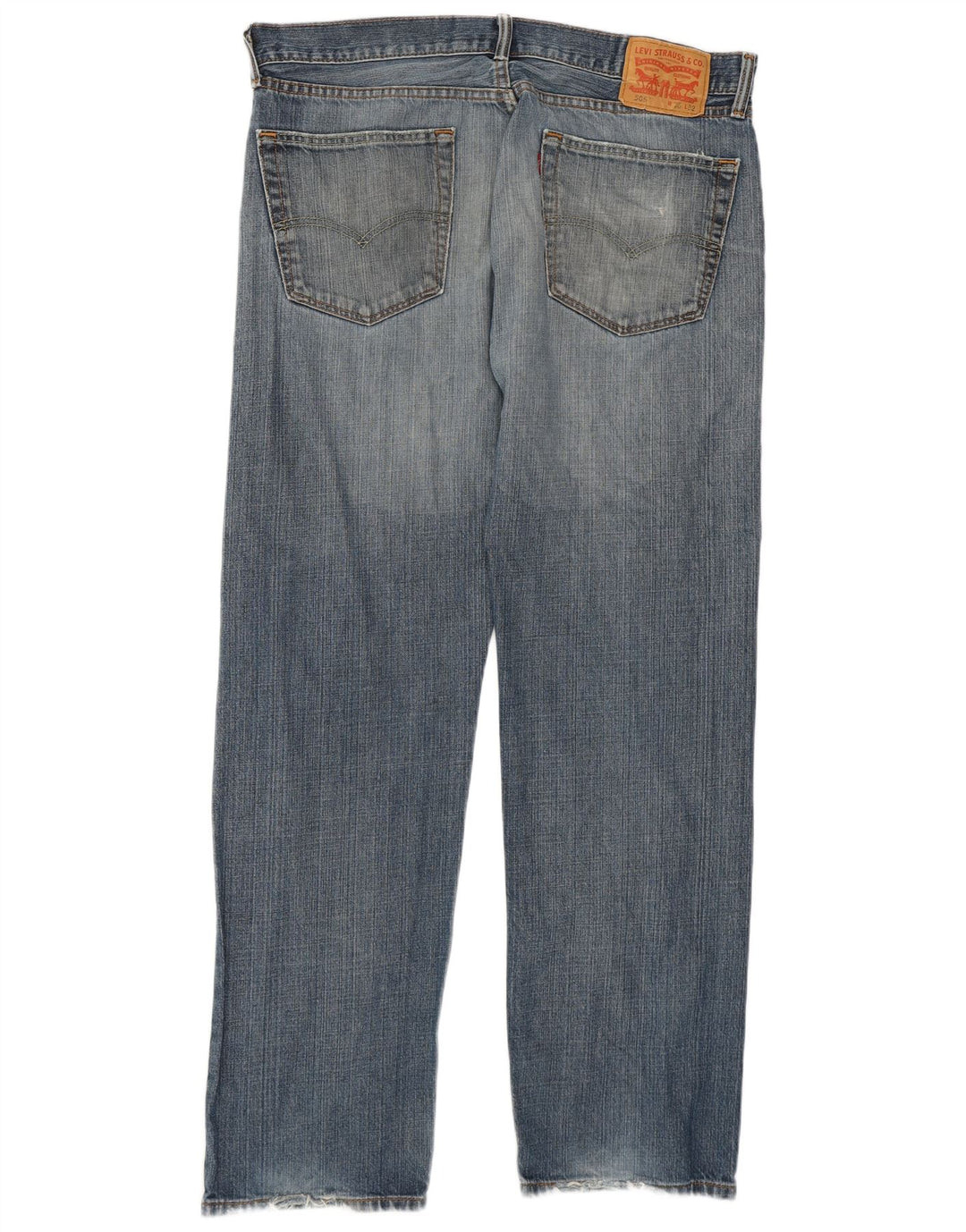 Levi's Mens 505 Straight Jeans W34 L32 Μπλε βαμβακερό