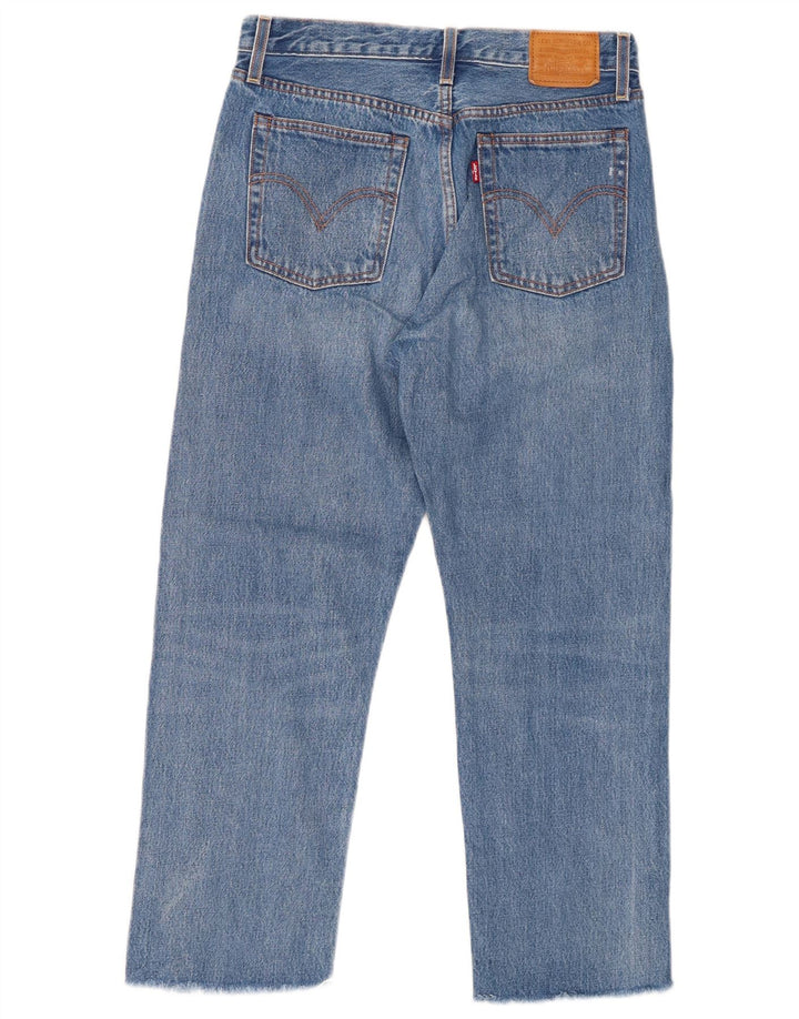 Γυναικείο τζιν LEVI'S Wedgie Straight Cropped W28 L25 Μπλε βαμβακερό